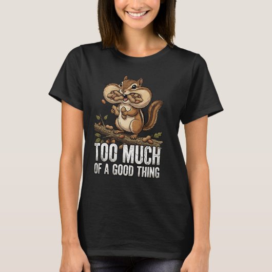 T-shirt Attaque de collations de tamia (Devant)