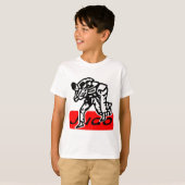 T-shirt attaque de judo (Devant entier)