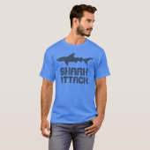 T-shirt Attaque de REQUIN !  Pour des nageurs, plongeurs (Devant entier)