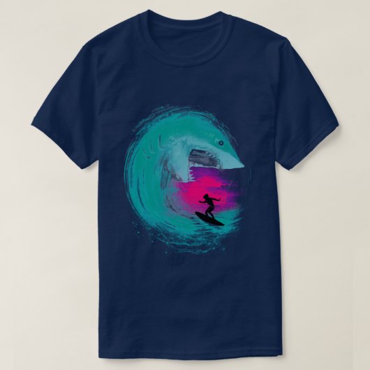 T-shirt Attaque de requins (Design devant)