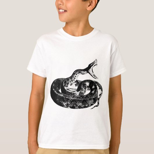 T-shirt Attaque de serpent (Devant)