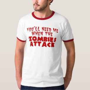 T-shirt Attaque de zombi