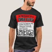 T-SHIRT ATTAQUE DE ZOMBIES ! (Devant)