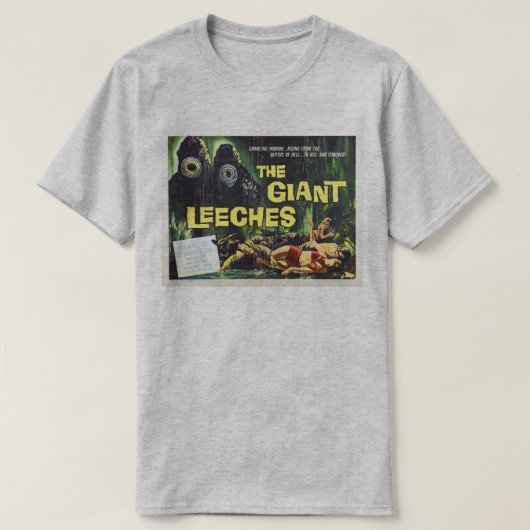 T-shirt Attaque des sangsues géantes (Design devant)