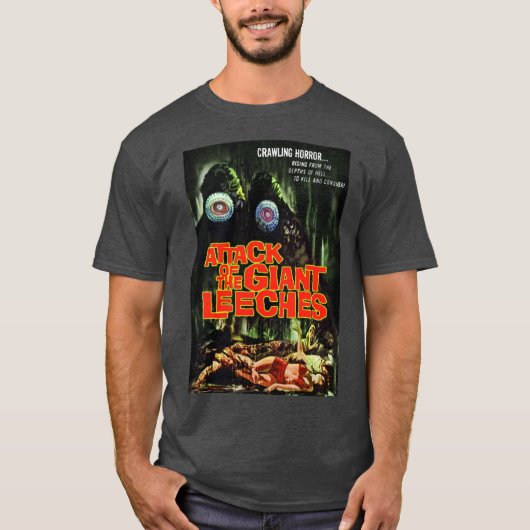T-shirt Attaque des sangsues géantes amis (Devant)