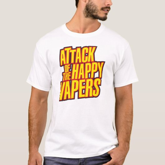T-shirt Attaque du Vapers heureux (Devant)