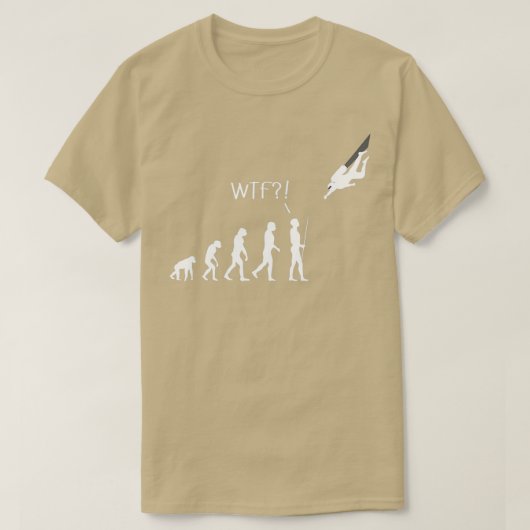 T-shirt Attaque Jetpack de l'évolution humaine (Design devant)