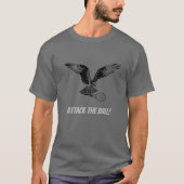 T-shirt Attaque la balle ! Hawk de tennis (Devant)