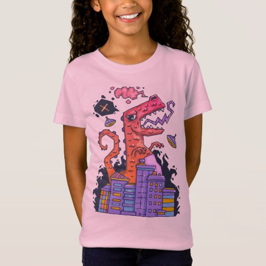T-Shirt Attaque Monster de Dino (Devant)