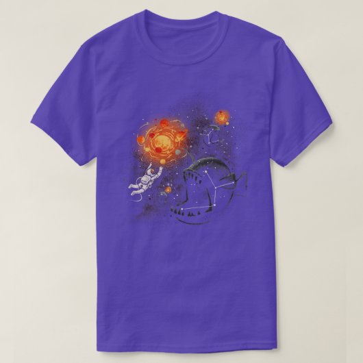 T-shirt Attaque spatiale (Design devant)