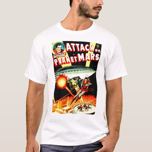 T-shirt Attaque sur la planète Mars (Devant)