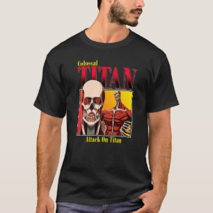T-shirt Attaque sur Titan Saison 4 Colossal Titan Gradient