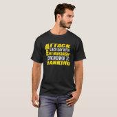 T-shirt Attaquer Chaque Jour Avec Un Enthousiasme Inconnu  (Devant entier)