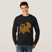 T-shirt Attaquer Pomeranian (Devant entier)