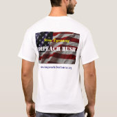 T-shirt Attaquez Bush (Dos)