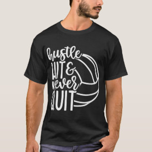 T-shirt Attaquez Et N'Arrêtez Jamais Les Amateurs De Volle