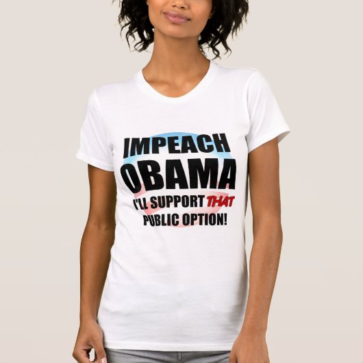 T-shirt Attaquez Obama (Devant)