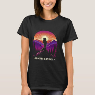 T-shirt Atteignez de nouvelles hauteurs au Sunset Randonné