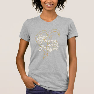 T-shirt Atteindre là avec prière Christian Art Image compl