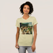 T-shirt Atteindre la balle de course à domicile (Devant entier)