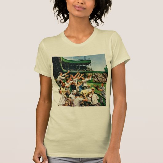 T-shirt Atteindre la balle de course à domicile (Devant)