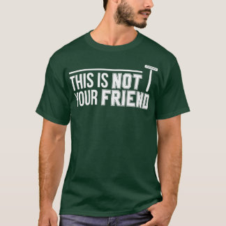 T-shirt Atteindre les hommes de la moustache de barbe