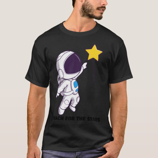 T-shirt Atteindre Pour Les Étoiles (Devant)