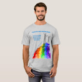 T-shirt Atteinte de nouvelles tailles dans l'appui, (Devant entier)