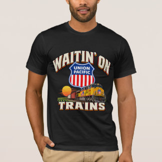 T-SHIRT ATTENDANT LES TRAINS. UNION PACIFIC.