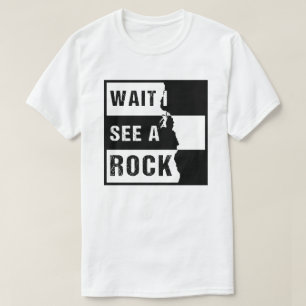 T-shirt Attendez de voir un géologue en géologie rock