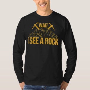 T-shirt Attendez Je Vois Un Géologue Rock La Géologie Étud