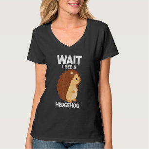T-shirt Attendez, je vois un hérisson Mignon hérisson  Por