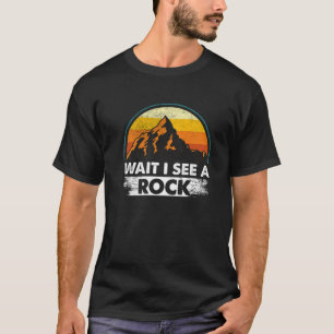 T-shirt Attendez Je Vois Une Idée Vintage Géologue Drôle R