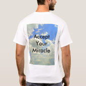 T-shirt Attendez-vous à un miracle T Shrts (Dos)
