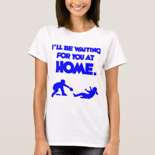 T-shirt Attente de vous, bleue