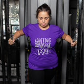 T-shirt Attente Repos Jour Wourkout Fit Exercice Gym Citat
