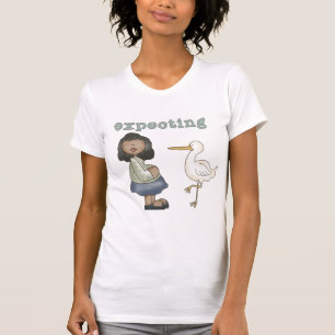 T-shirt Attente - Une mère afro-américaine va être et se m