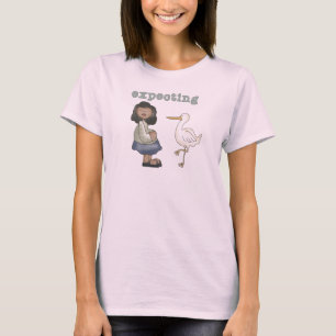 T-shirt Attente - Une mère afro-américaine va être et se m