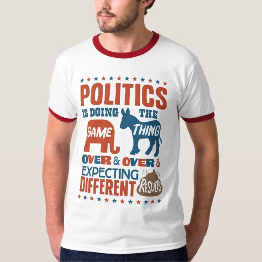 T-shirt Attentes politiques (Devant)