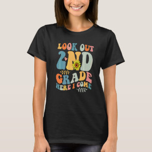 T-shirt Attention 2e année, j'arrive ! Retour à l'école Bo