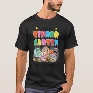 T-shirt Attention À La Maternelle Ici Je Reviens Coeur À S