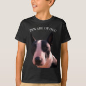 T-SHIRT ATTENTION AU CHIEN (Devant)