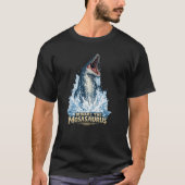 T-shirt Attention au Mosasaurus ! (Devant)