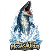 T-shirt Attention au Mosasaurus !