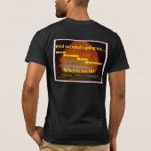 T-shirt Attention aux illuminati (Dos)