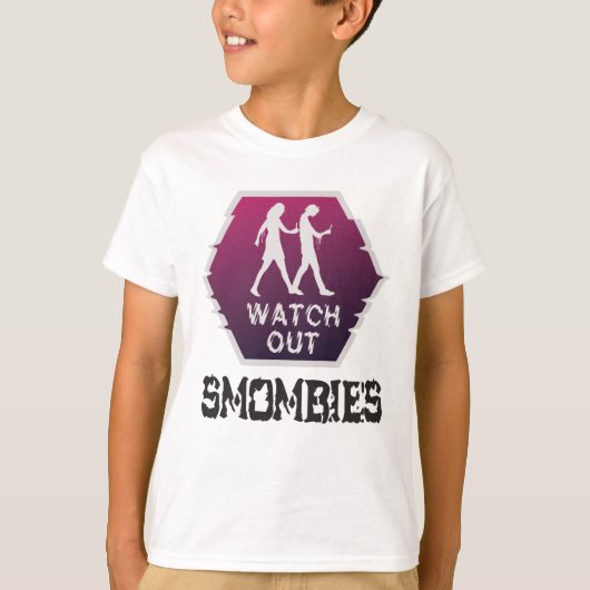 T-shirt Attention aux mombies (Devant)