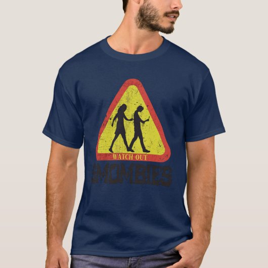 T-shirt Attention aux Smombies (Devant)
