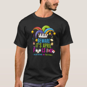 T-shirt Attention, c'est le poisson d'avril Citation de la
