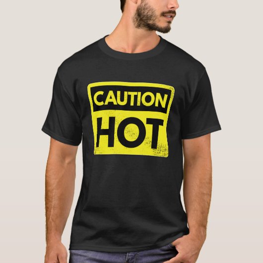 T-shirt Attention chaud (Devant)