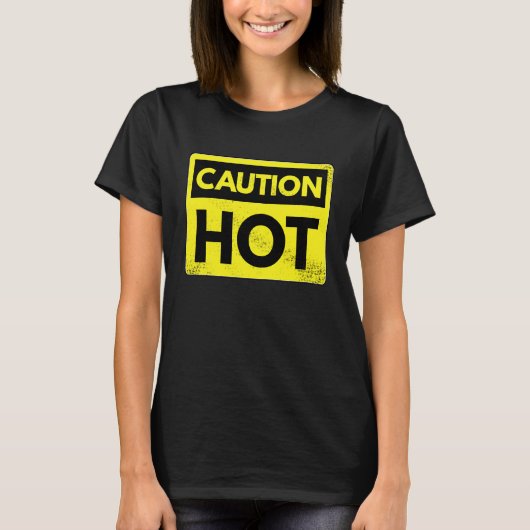 T-shirt Attention chaud (Devant)